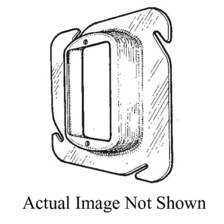 Mulberry Electrical Box Cover, 1 Gang Gang, Steel, Raised Cover Type 11331